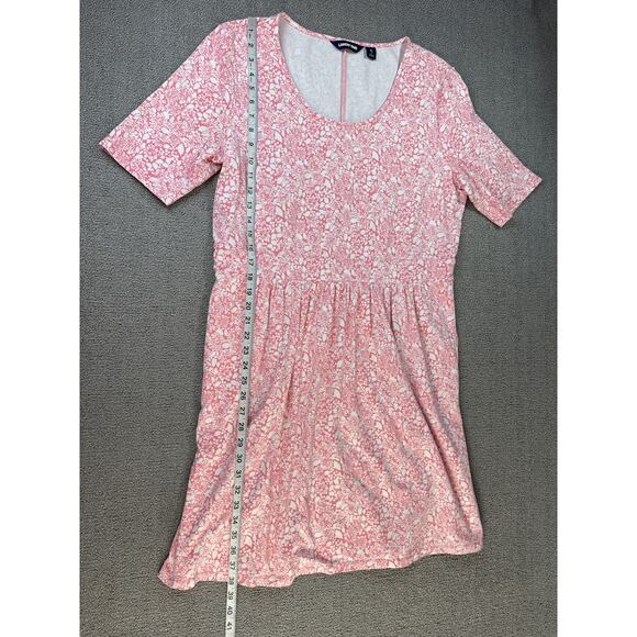 Lands End Dress Floral Pockets Short Sleeve Casual Trad Wife Size XL - Picture 7 of 9